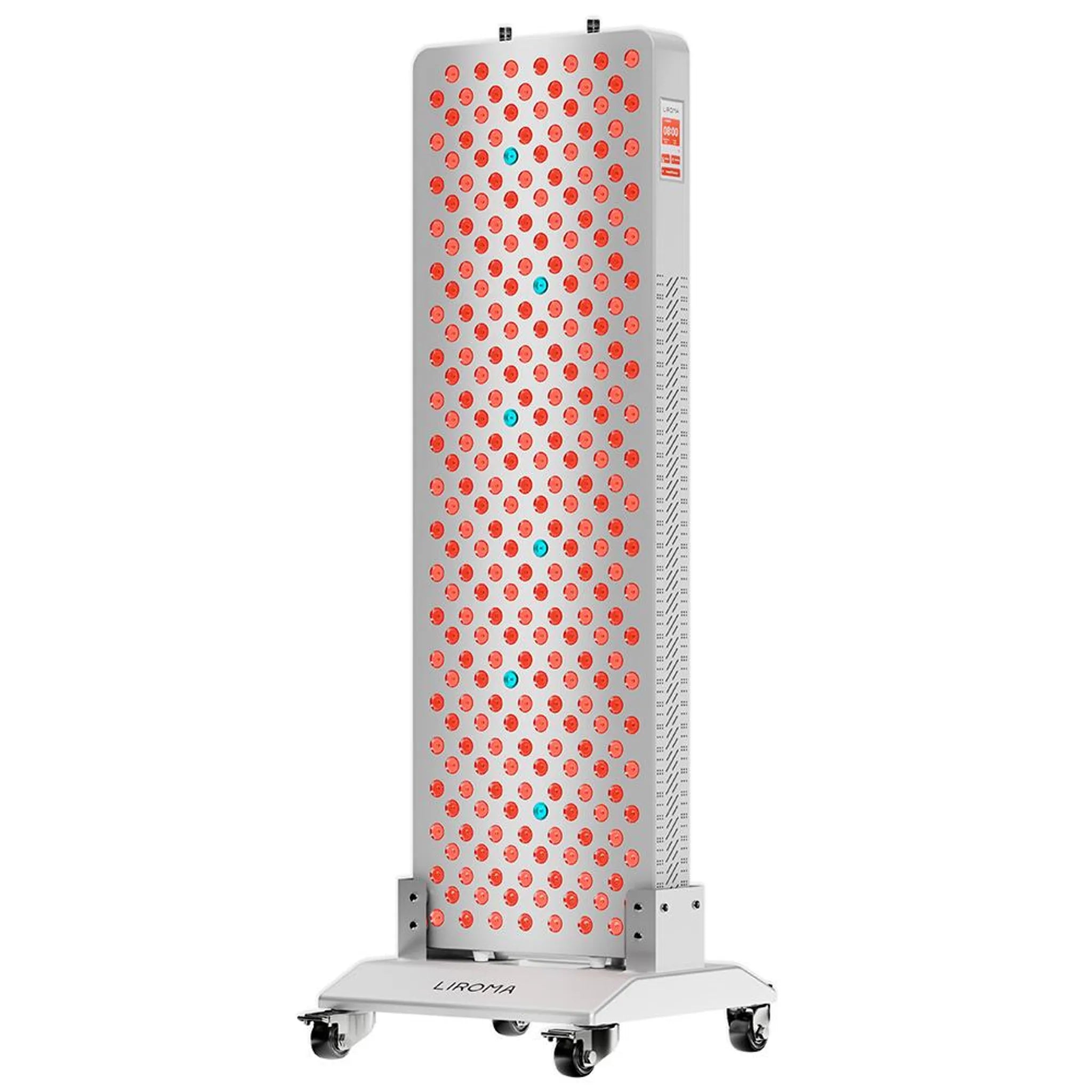 LIROMA® Rotlichttherapie RL300 - 7 Wellenlängen - LED-Infrarotlampe - Infrarottherapie - Lichttherapie - Kollagenlampe - Fibromyalgie