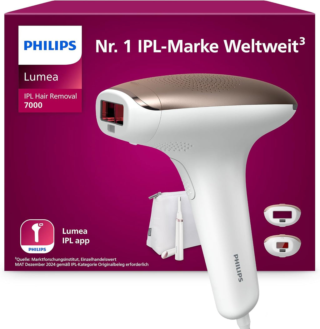 Philips BRI921/00 Lumea Advanced Epilierer mit 2 Aufsätzen für Gesicht + Satin Stift für Gesicht