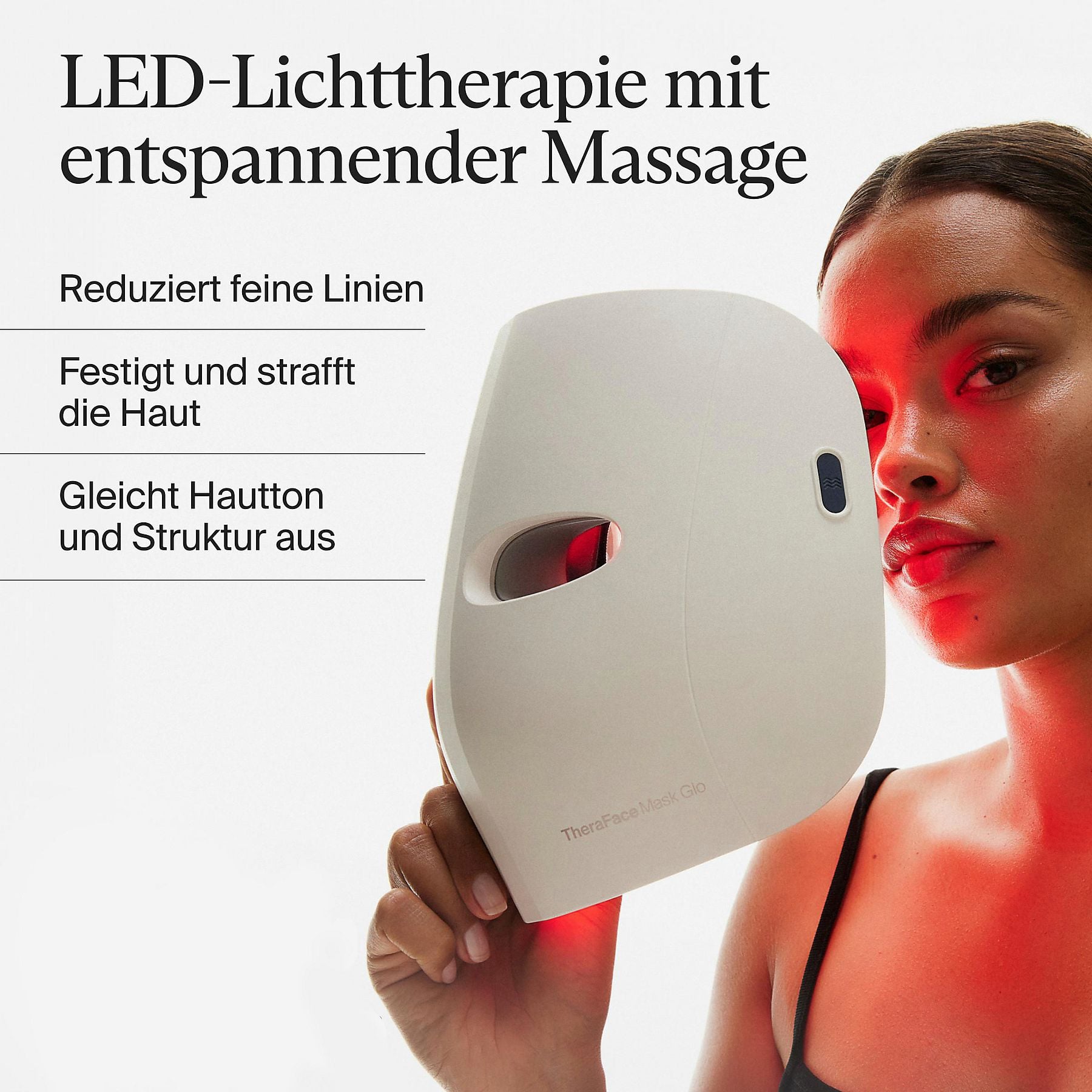 THERABODY Theraface Mask Glo LED Maske Weiß