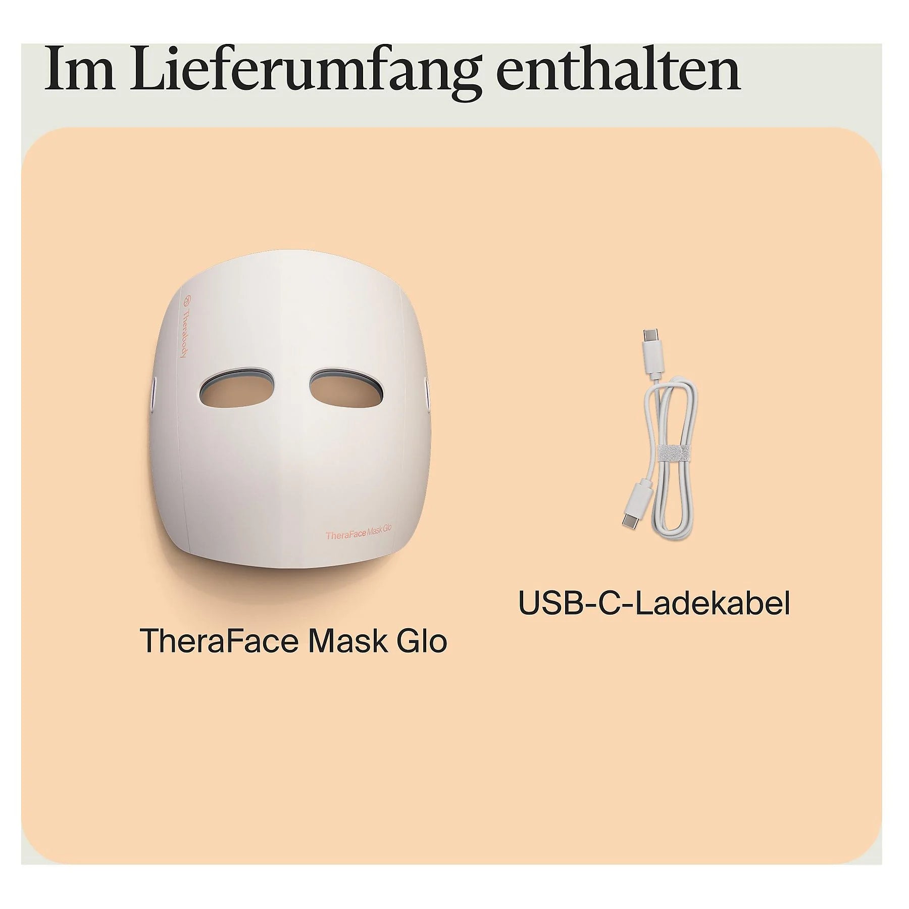 THERABODY Theraface Mask Glo LED Maske Weiß