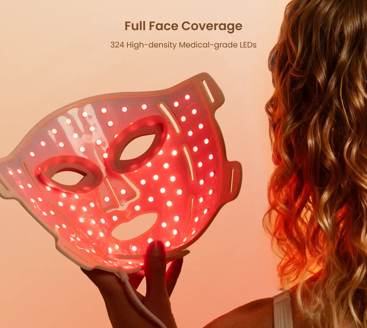 RENPHO REJUVEN Artemis LED Lichttherapie Gesichtsmaske – Anti-Aging Maske mit Rotlicht, Blaulicht & Infrarotlicht