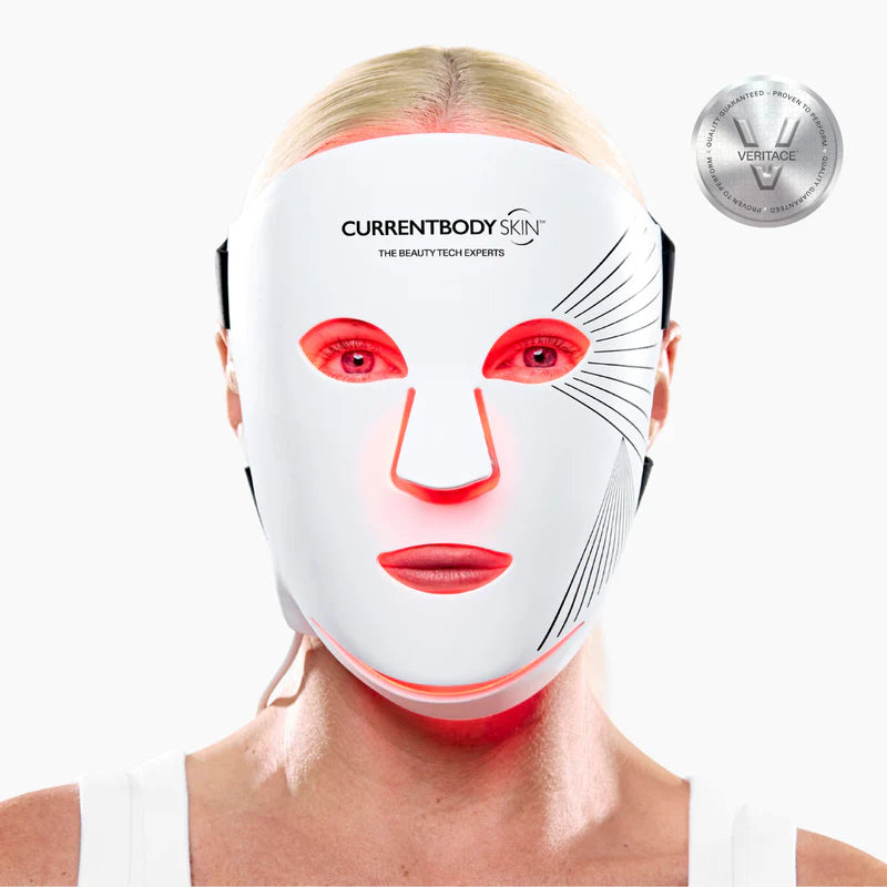 CurrentBody Skin LED Rotlicht Therapie Gesichtsmaske: 2. Gen.
